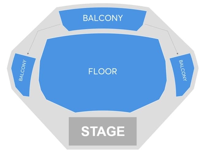 The Arts Center at NYU Abu Dhabi seating plan