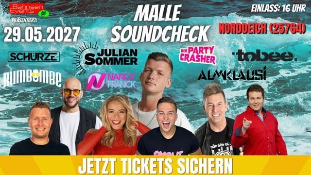 Malle Soundcheck Norddeich