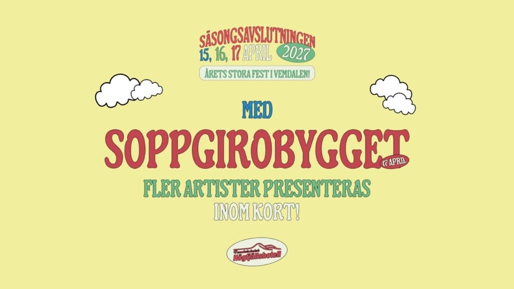Vemdalsskalets Säsongsavslutning 2027 | 15-17 APRIL