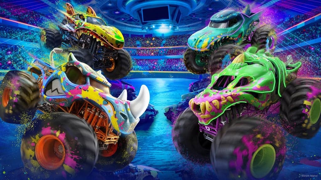 Hot Wheels Monster Trucks Live Color Bash
