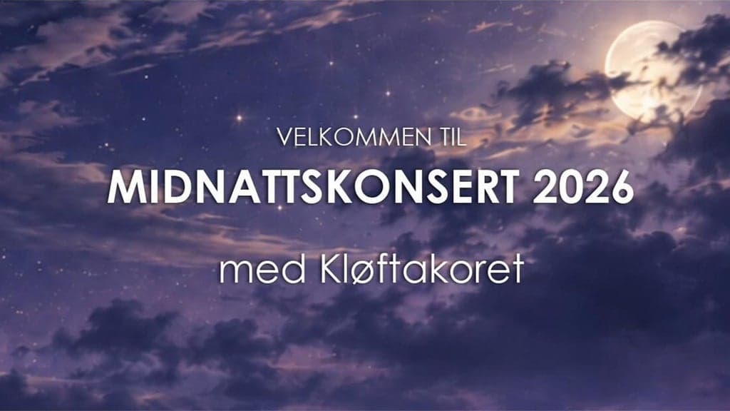 Midnattskonsert med Kløftakoret