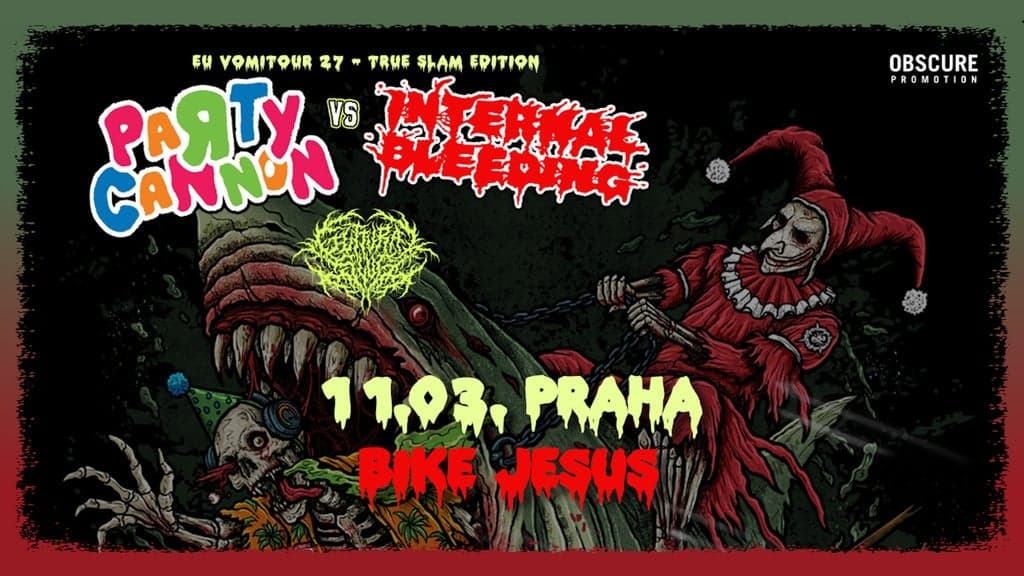 PARTY CANNON, INTERNAL BLEEDING, GUTTURAL SLUG