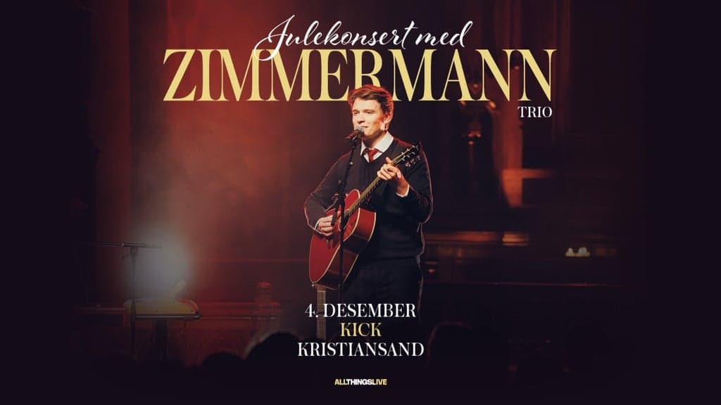 DOT pres: Zimmermann - julekonsert - Ekstrakonsert - UTSOLGT!