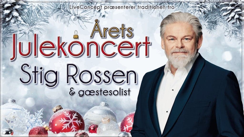 Årets Julekoncert med Stig Rossen & gæstesolist