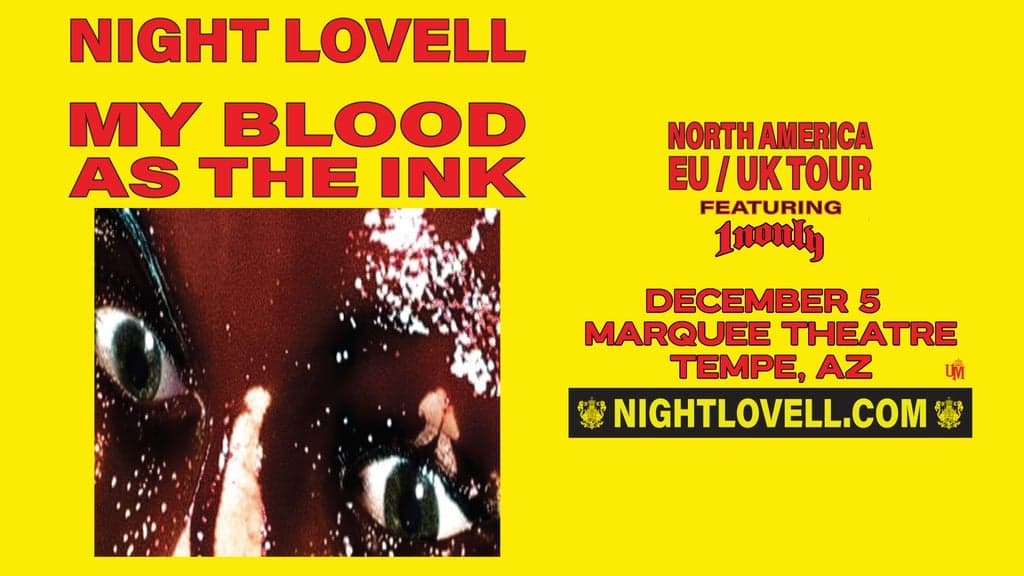 Night Lovell: My Blood As the Ink Tour Ft. 1nonly