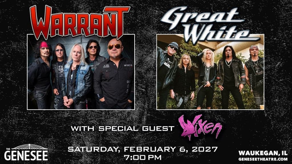 Warrant & Great White With Special Guest Vixen