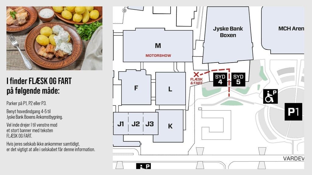 FLÆSK OG FART BUFFET 2027 - SPISNING