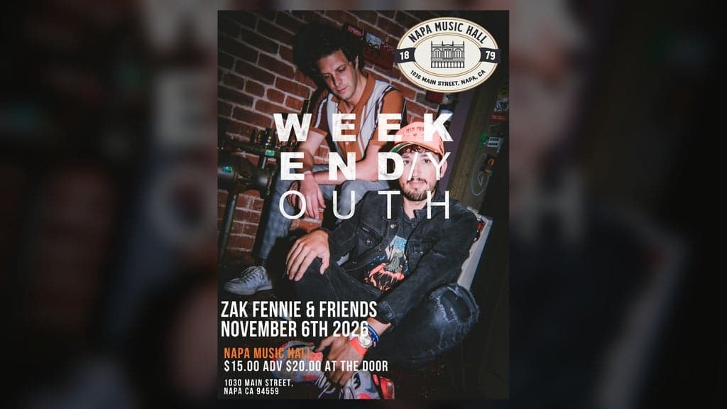 Weekend Youth with Top Secret Robot Alliance and Zak Fennie & Friends