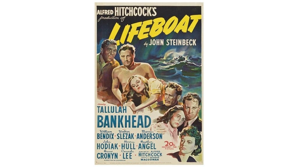 Movie: Lifeboat (1944) W/ John Dileo- 6th Annual Hitchcock Series