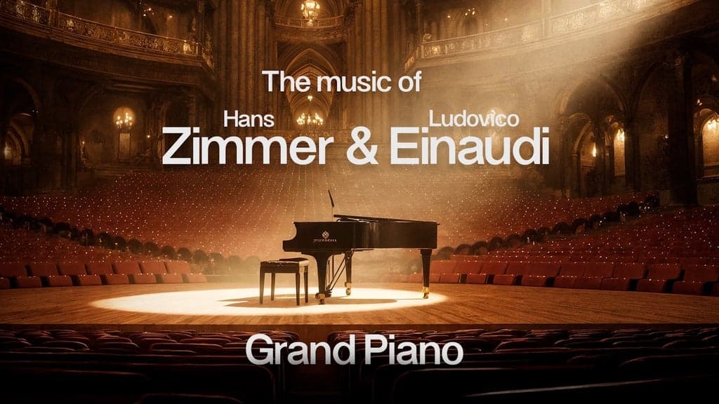 GRAND PIANO THEATER. MUSIC BY HANS ZIMMER, LUDOVICO EINAUDI & MORE
