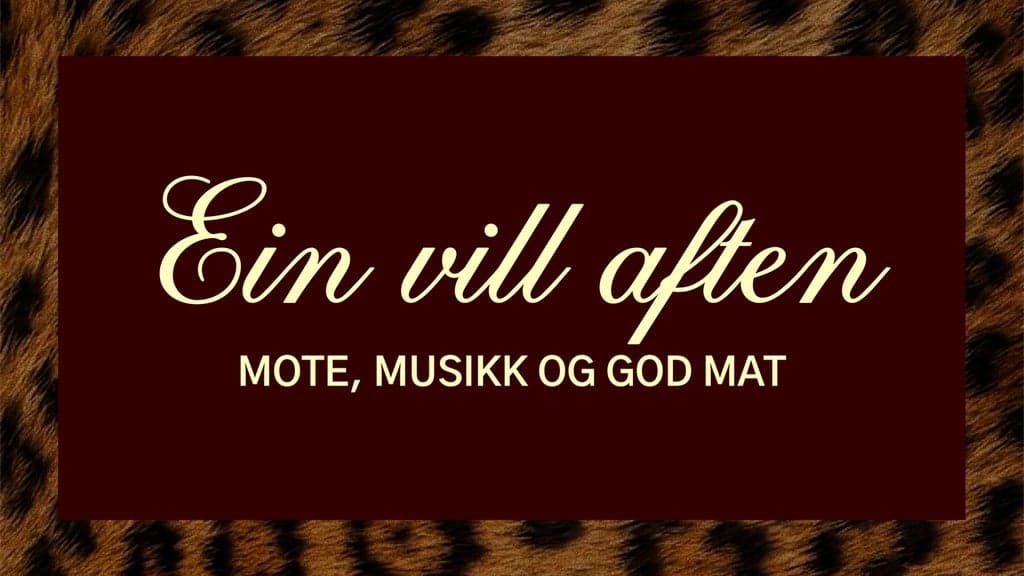 Ein vill aften med Livslyst & Favn - AVLYST!