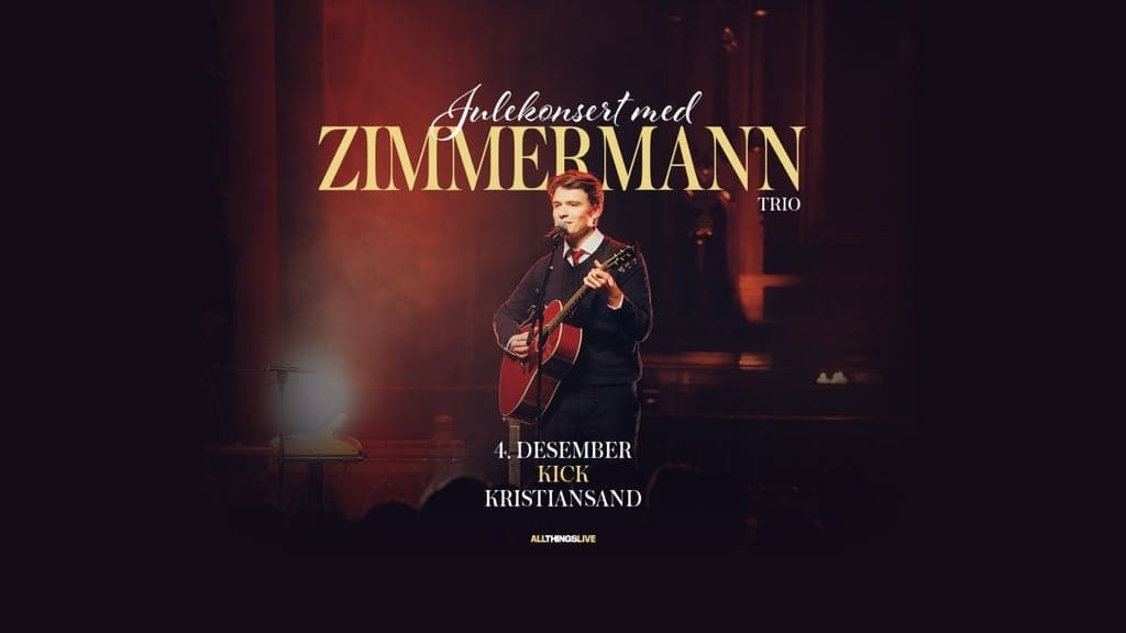 DOT pres: Zimmermann - julekonsert - UTSOLGT!