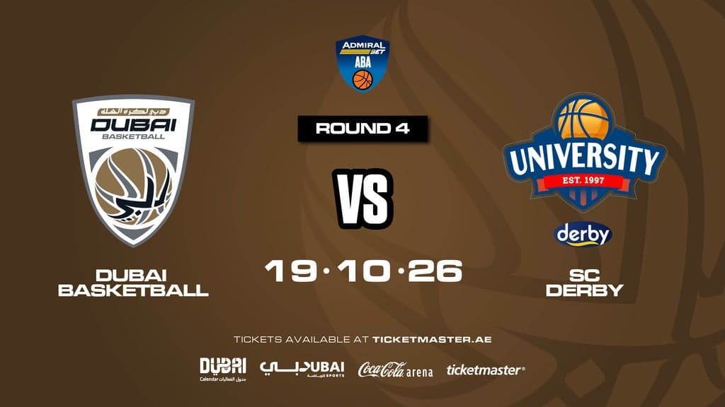 ABA League | Dubai Basketball vs SC Derby