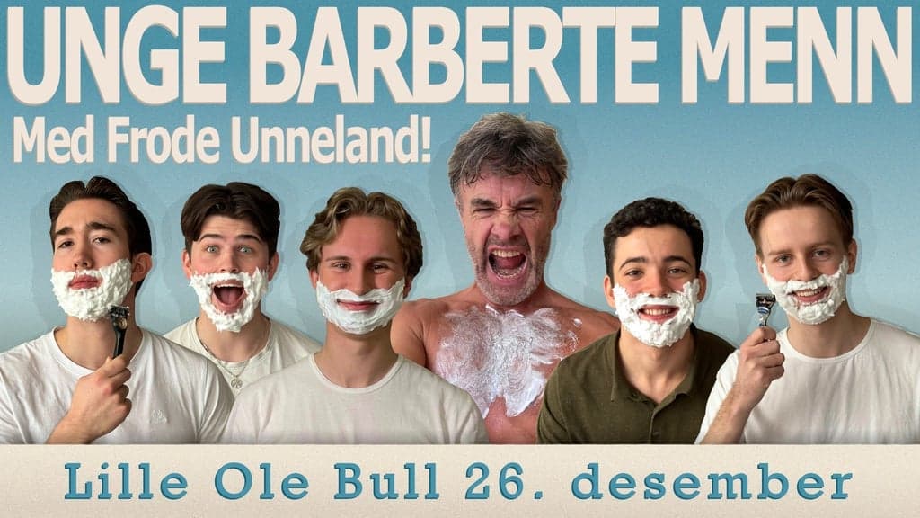 Unge Barberte Menn