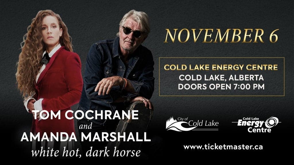 Tom Cochrane & Amanda Marshall white hot, dark horse