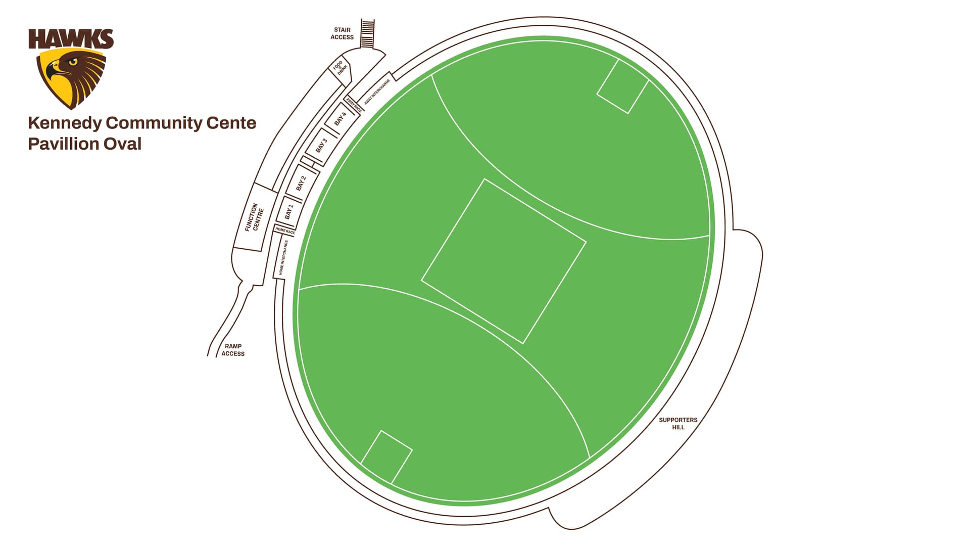 Kennedy Community Centre seating plan