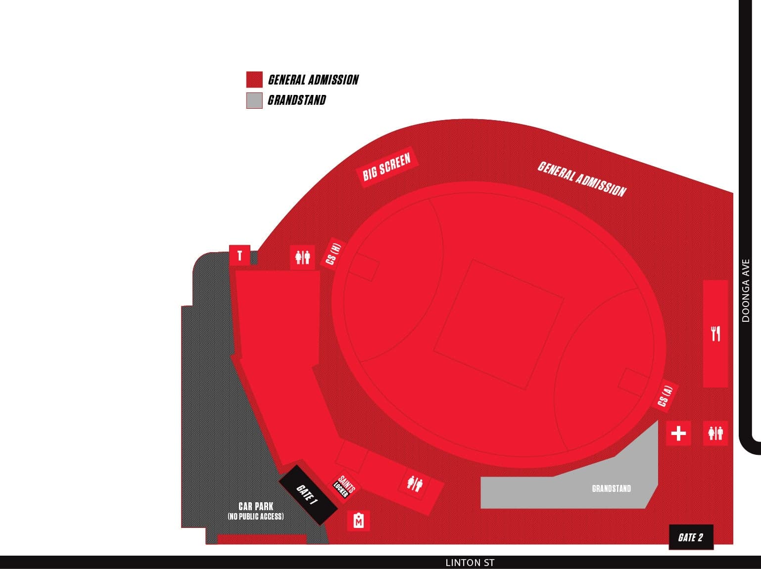 RSEA Park seating plan