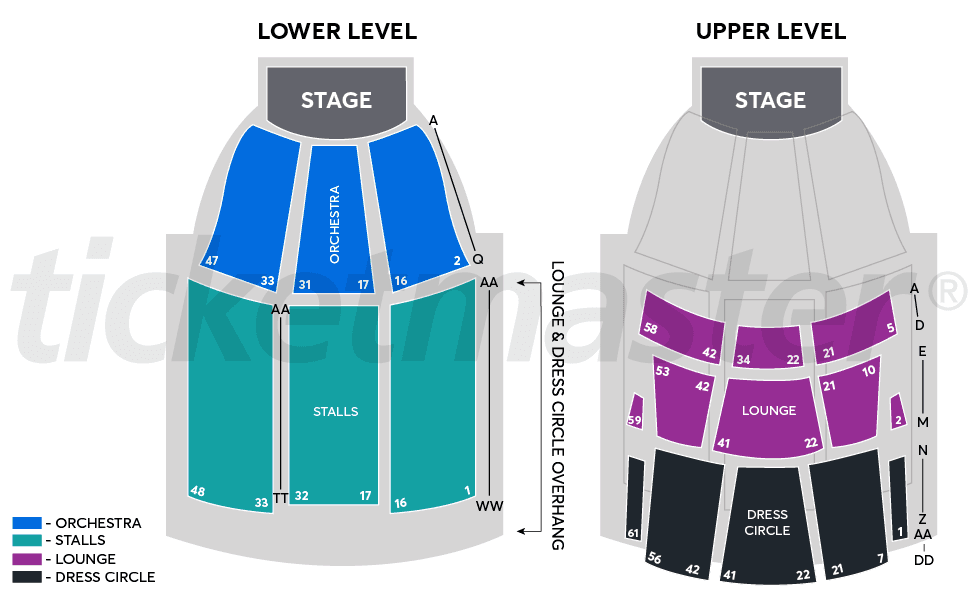 Palais Theatre seating plan