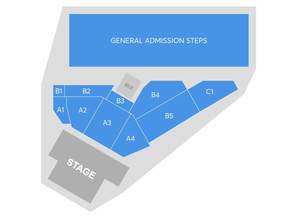 Sydney Opera House - Forecourt seating plan