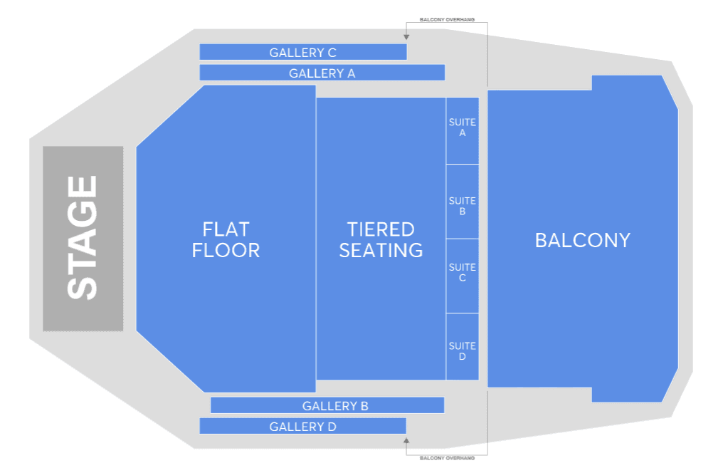 Sydney Event Centre seating plan