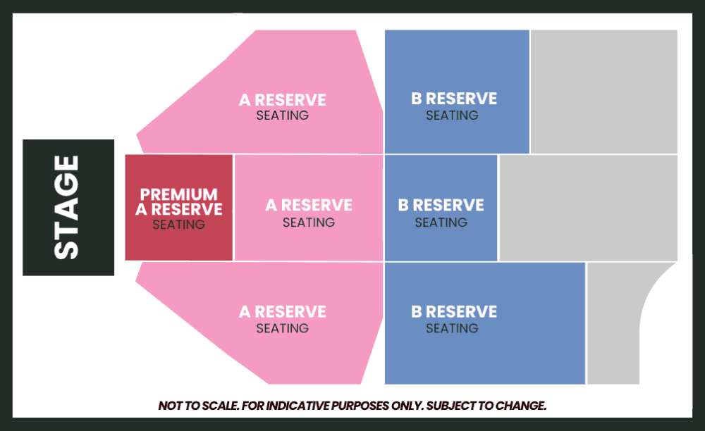 Fremantle Prison seating plan