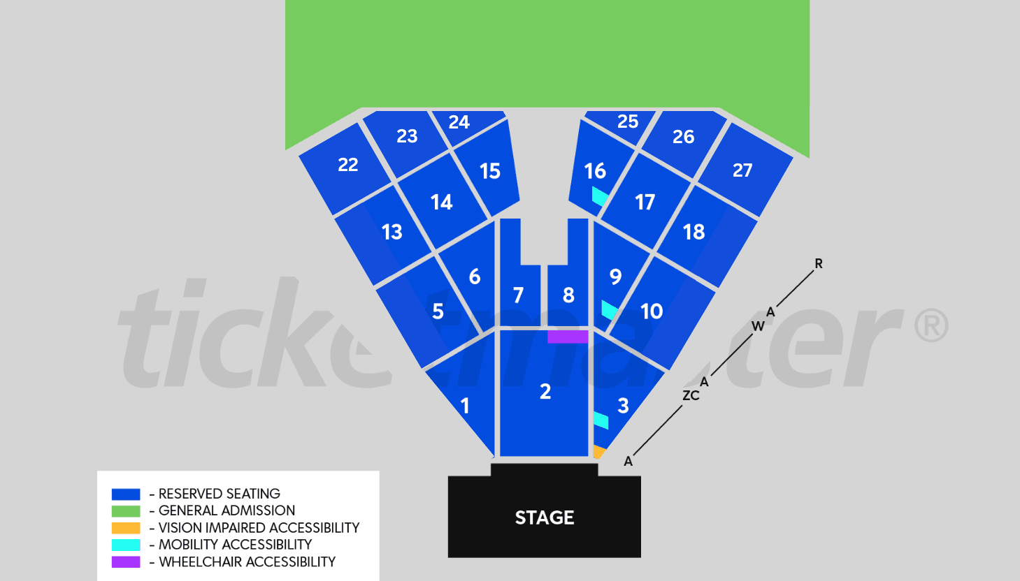Mount Duneed Estate seating plan