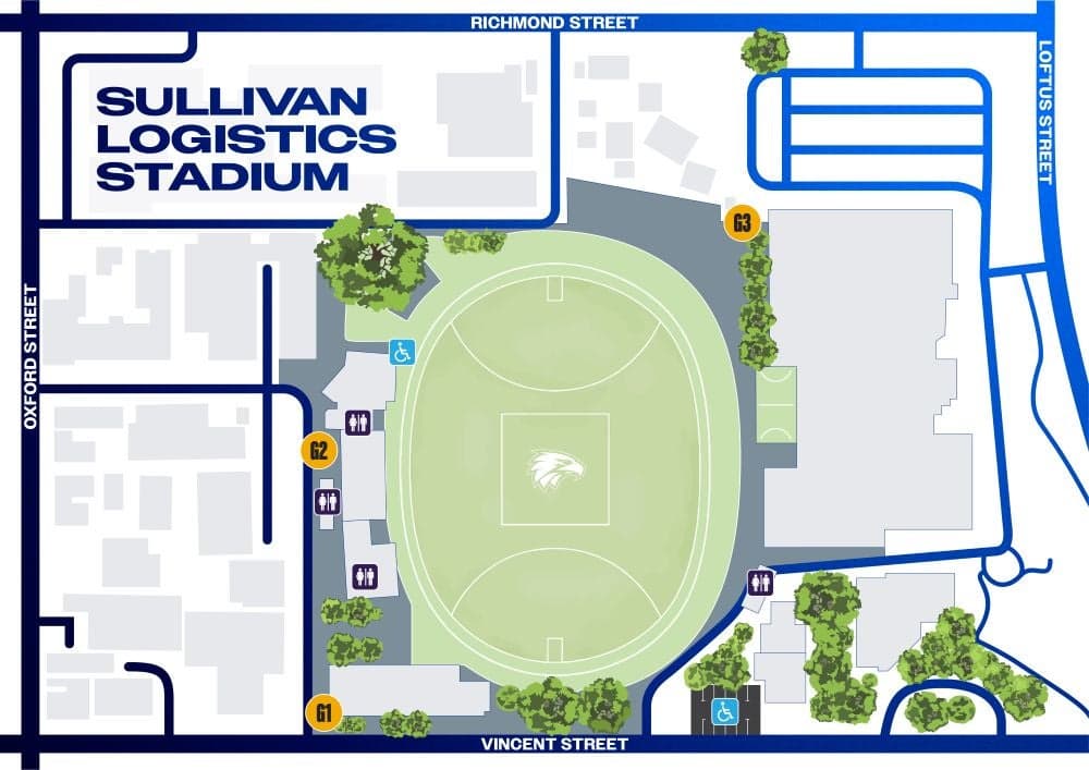 Sullivan Logistics Stadium seating plan