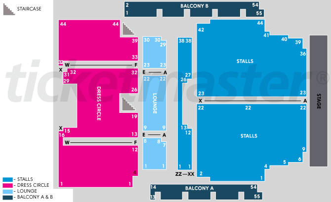 Thebarton Theatre seating plan