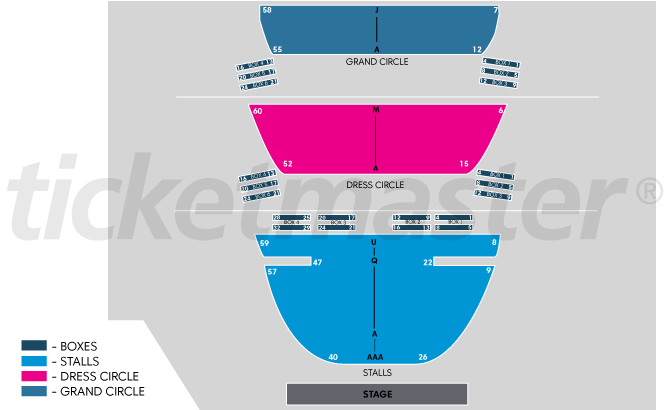 Sydney Lyric seating plan
