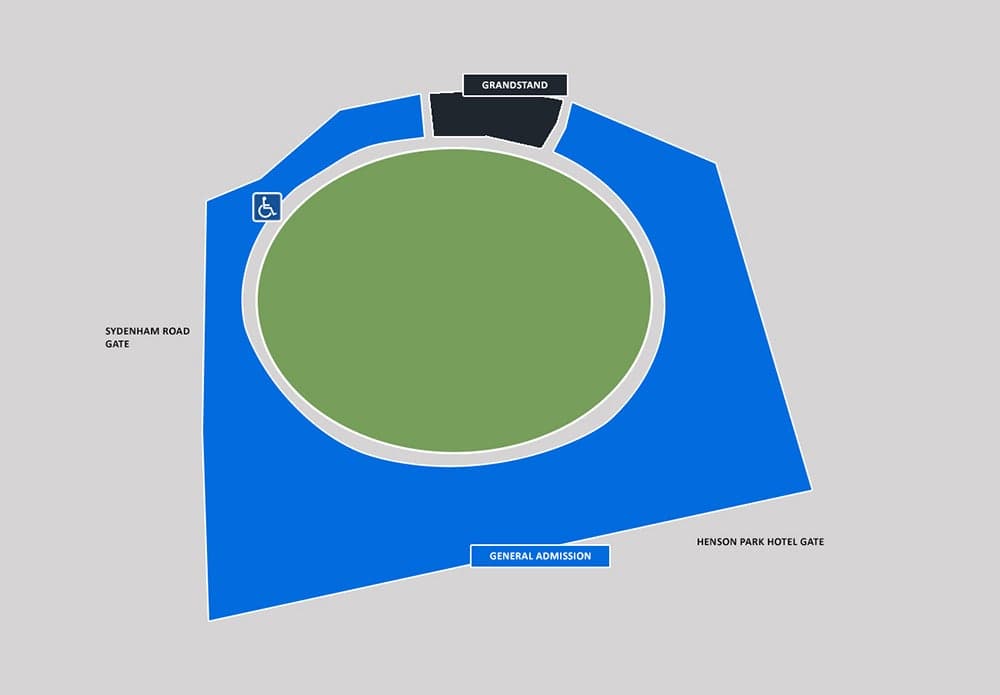 Henson Park seating plan