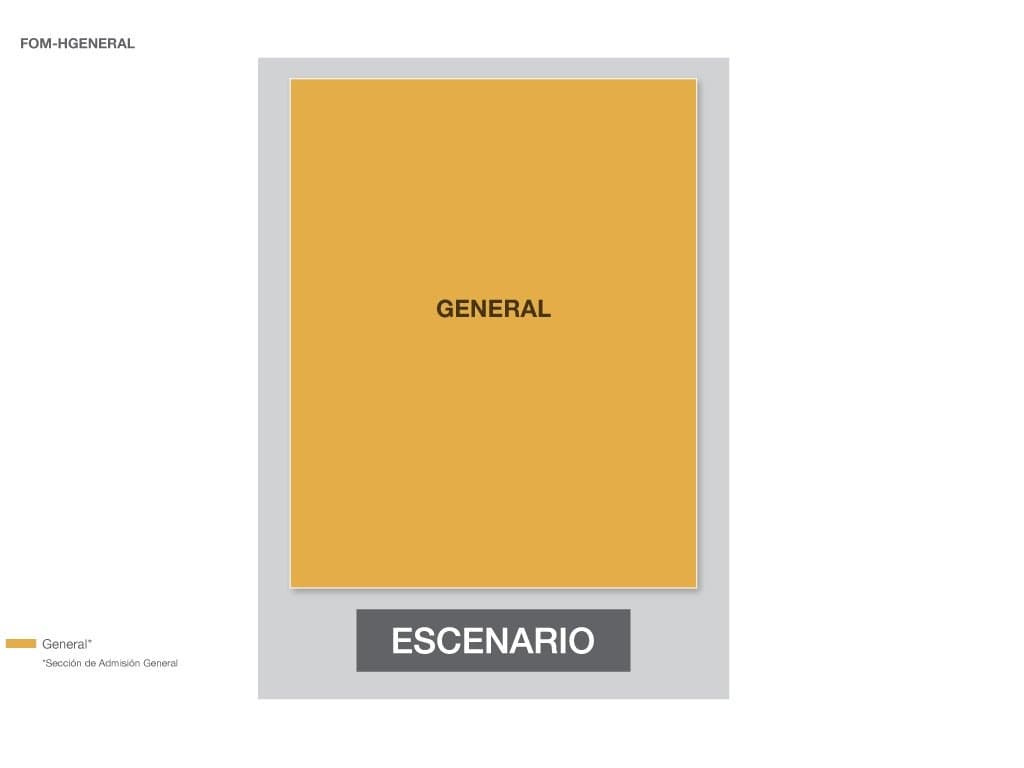 FORO A POCO NO seating plan