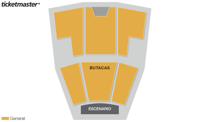 Teatro San Jerónimo Independencia seating plan