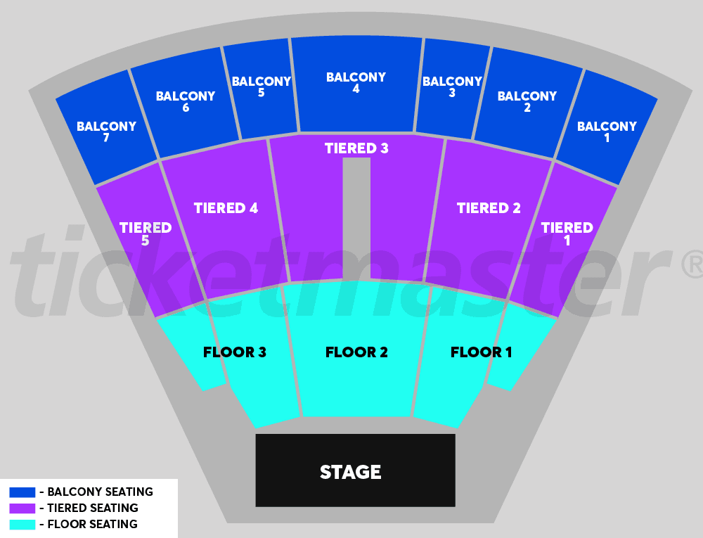 Te Paepae Theatre, NZICC seating plan
