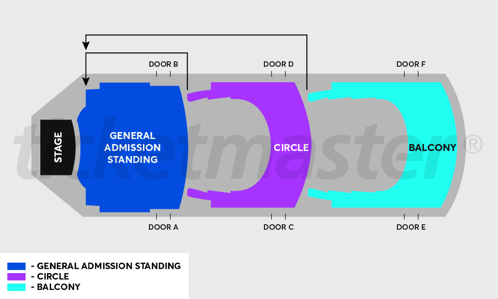 BNZ Theatre seating plan