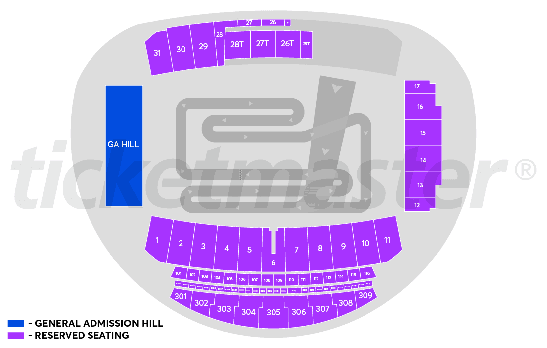 North Harbour Stadium seating plan