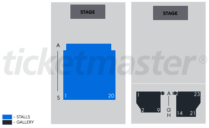 Concert Chamber, Auckland Town Hall seating plan