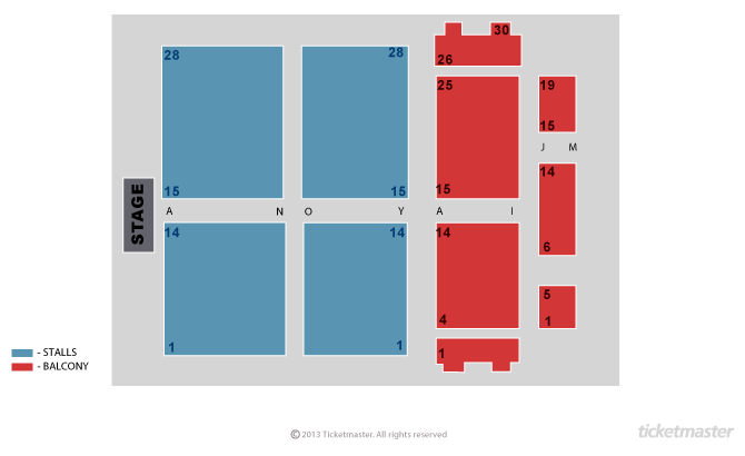 Dudley Town Hall seating plan