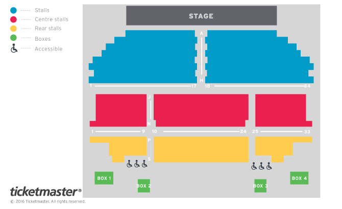 Connaught Theatre Worthing seating plan