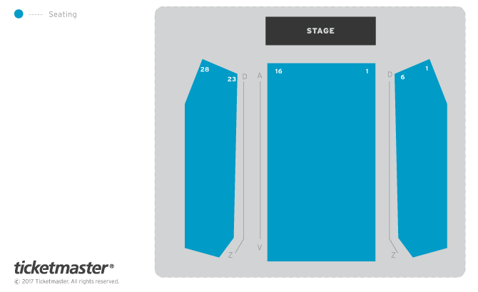 Babbacombe Theatre seating plan