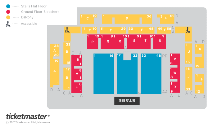 The Centaur seating plan
