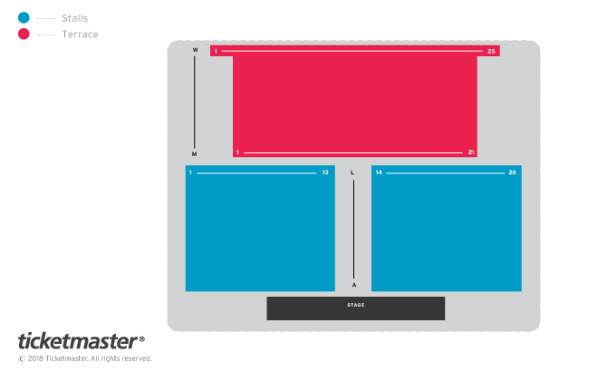 The Spotlight seating plan