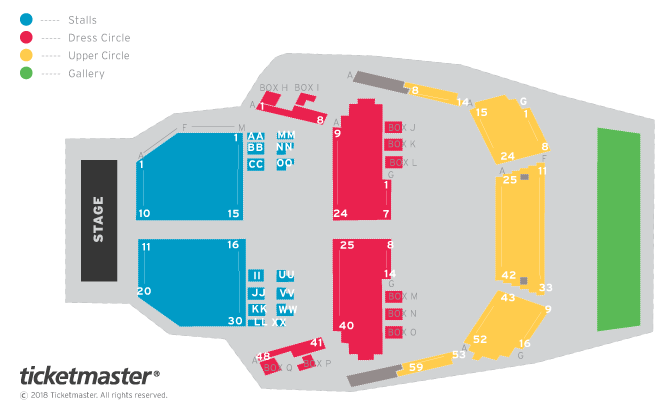 Hackney Empire seating plan
