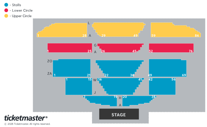 Bradford Live seating plan