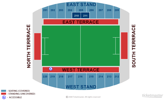 Thomond Park Stadium seating plan