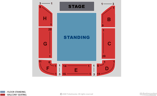 Ulster Hall Belfast seating plan