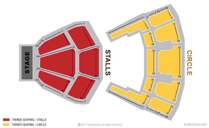 The Convention Centre Dublin seating plan