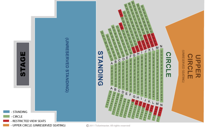 3Olympia Theatre seating plan