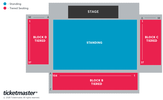 Live At The Marquee seating plan