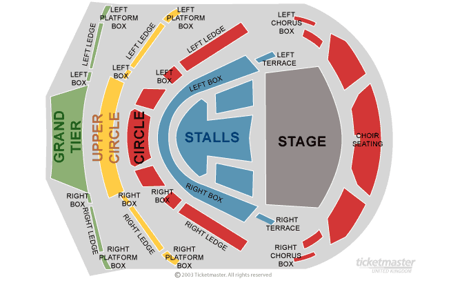 Symphony Hall seating plan