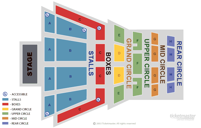 Liverpool Philharmonic Hall seating plan